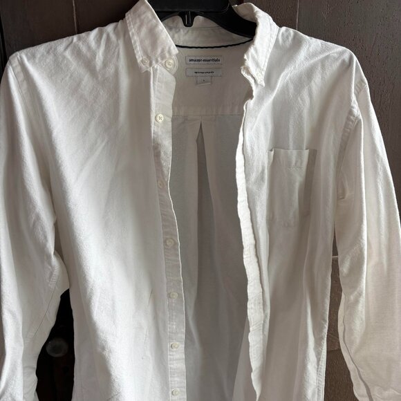 CLASSIC OXFORD WHITE BUTTON DOWN SHIRT L - Picture 1 of 1